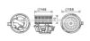 AVA QUALITY COOLING DN8384 Electric Motor, interior blower